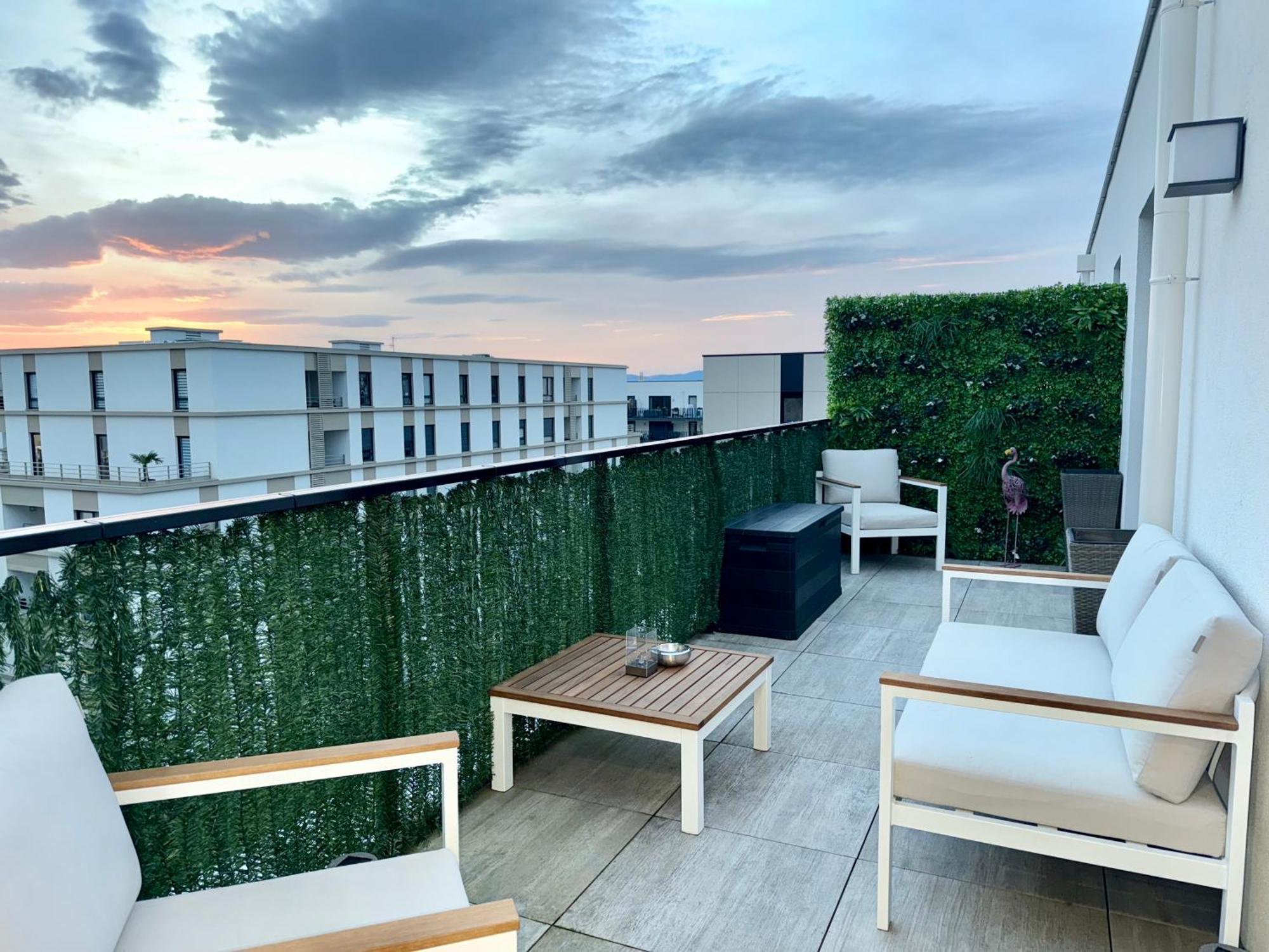 Appartement Rooftop - 5 Min Centre Ville Strasbourg Schiltigheim Bagian luar foto